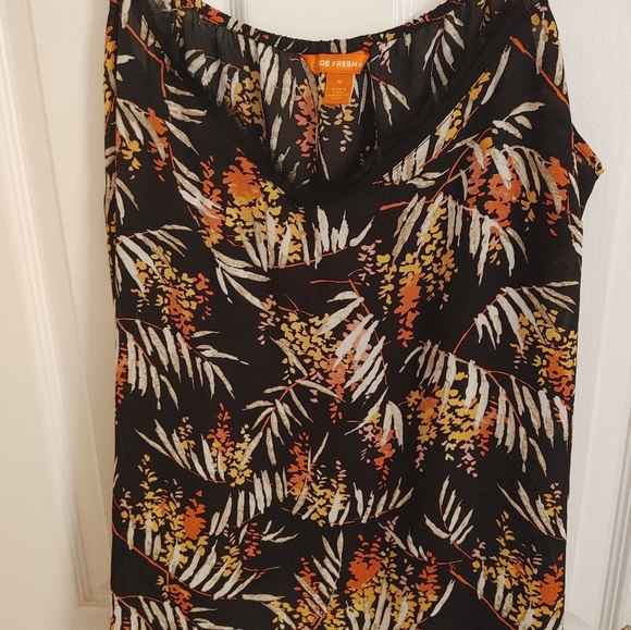 Joe Fresh Floral Tank Top - Picture 3 of 3